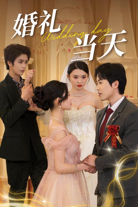 《婚礼当天》短剧高清全集免费在线观看播放完整版 《婚礼当天》聚焦一场即将举行的婚礼，意外连连，情感纠葛层出不穷。新郎新娘在应对突发事件中，重新审视彼此的爱情与承诺。剧情紧凑，情感真挚，展现了婚礼背后的真实人性与情感考验。 第1张